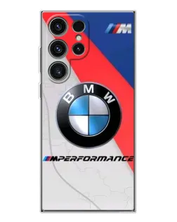 Чехол для Samsung Galaxy S25 Ultra с картинкой «BMW Performance стиль»