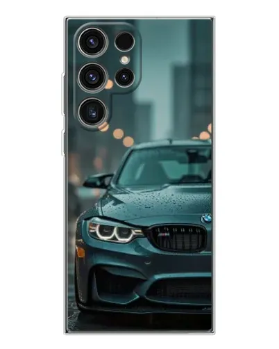 Чехол для Samsung Galaxy S25 Ultra с картинкой «BMW в огнях города» Чехол для Samsung Galaxy S25 Ultra с картинкой «BMW в огнях города»