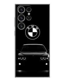 Чехол для Samsung Galaxy S25 Ultra с картинкой «BMW — взгляд из темноты»