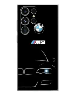Чехол для Samsung Galaxy S25 Ultra с картинкой «Минималистичный принт BMW M3»