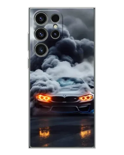 Чехол для Samsung Galaxy S25 Ultra с картинкой «BMW в дыму» Чехол для Samsung Galaxy S25 Ultra с картинкой «BMW в дыму»