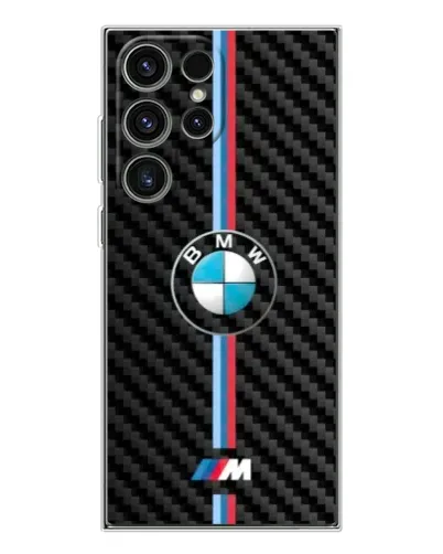 Чехол для Samsung Galaxy S25 Ultra с картинкой «Эмблема BMW и карбон» Чехол для Samsung Galaxy S25 Ultra с картинкой «Эмблема BMW и карбон»
