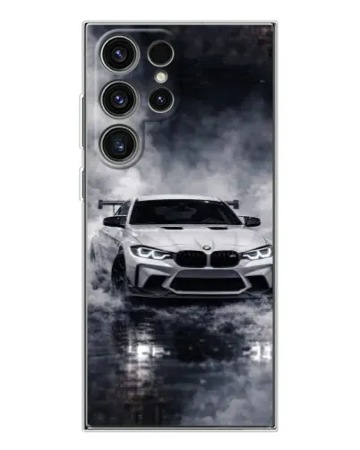 Чехол для Samsung Galaxy S25 Ultra с картинкой «BMW сквозь туман» Чехол для Samsung Galaxy S25 Ultra с картинкой «BMW сквозь туман»