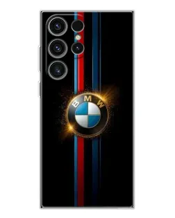 Чехол для Samsung Galaxy S25 Ultra с картинкой «BMW M-Power неон»