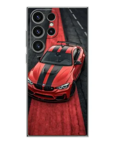 Чехол для Samsung Galaxy S25 Ultra с картинкой «BMW на красной дорожке» Чехол для Samsung Galaxy S25 Ultra с картинкой «BMW на красной дорожке»