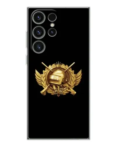 Чехол для Samsung Galaxy S25 Ultra с картинкой «PUBG — оранжевый градиент»