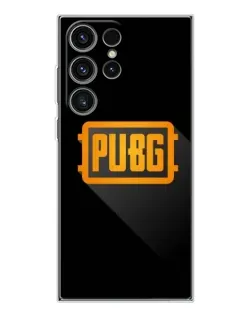 Чехол для Samsung Galaxy S25 Ultra с картинкой «PUBG — рамка лого»