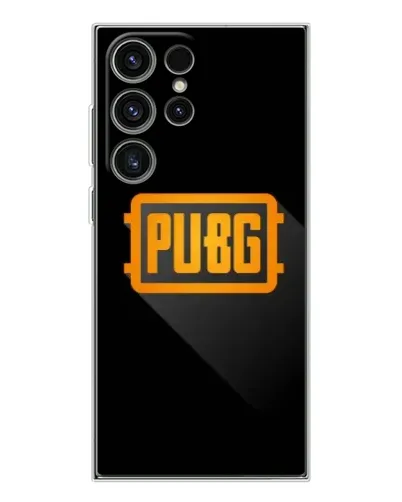 Чехол для Samsung Galaxy S25 Ultra с картинкой «PUBG — рамка лого»