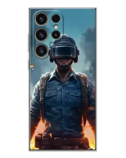 Чехол для Samsung Galaxy S25 Ultra с картинкой «PUBG — реалистичный герой»