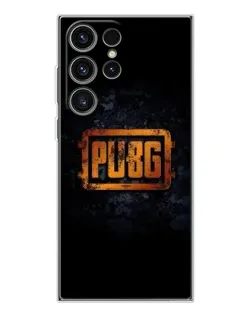 Чехол для Samsung Galaxy S25 Ultra с картинкой «PUBG — золотой логотип»