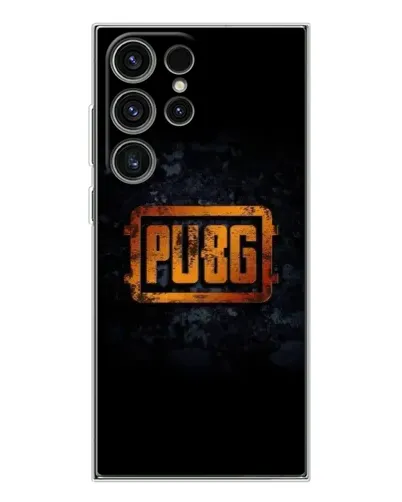 Чехол для Samsung Galaxy S25 Ultra с картинкой «PUBG — золотой логотип»