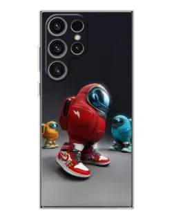 Чехол для Samsung Galaxy S25 Ultra с картинкой «Among Us — 3D стиль»