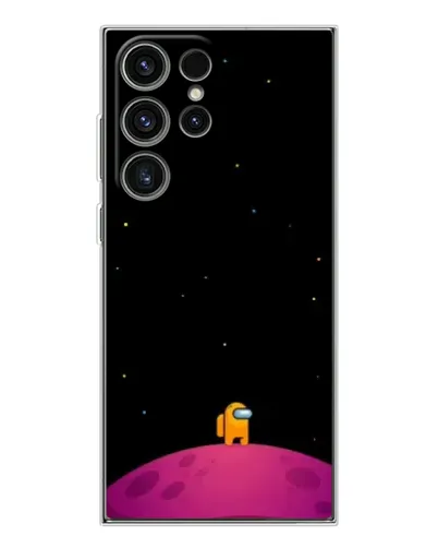 Чехол для Samsung Galaxy S25 Ultra с картинкой «Одинокий герой на планете»