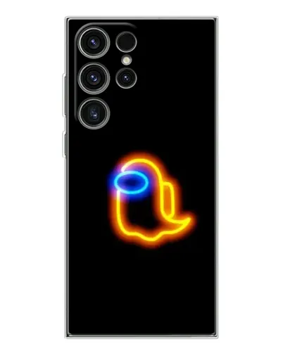 Чехол для Samsung Galaxy S25 Ultra с картинкой «Among Us неоновое сияние»