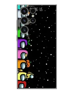 Чехол для Samsung Galaxy S25 Ultra с картинкой «Команда Among Us»