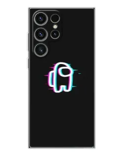 Чехол для Samsung Galaxy S25 Ultra с картинкой «Among Us неон»