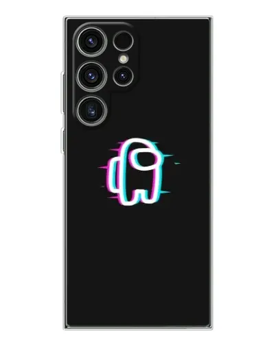 Чехол для Samsung Galaxy S25 Ultra с картинкой «Among Us неон»
