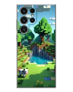 Чехол для Samsung Galaxy S25 Ultra с картинкой «Minecraft летний день»