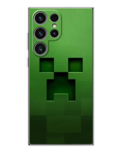 Чехол для Samsung Galaxy S25 Ultra с картинкой «Крипер микро-дизайн»