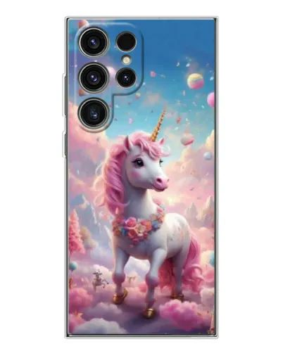 Чохол для Samsung Galaxy S25 Ultra з картинкою «Єдиноріг серед хмар» Чохол для Samsung Galaxy S25 Ultra з картинкою «Єдиноріг серед хмар»