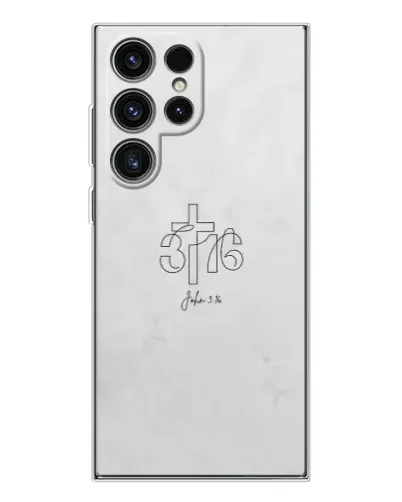 Чехол для Samsung Galaxy S25 Ultra с картинкой «Иоанна 3:16 Крест» Чехол для Samsung Galaxy S25 Ultra с картинкой «Иоанна 3:16 Крест»