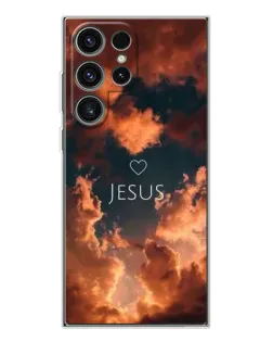 Чехол для Samsung Galaxy S25 Ultra с картинкой «Сияние Имени Jesus» Чехол для Samsung Galaxy S25 Ultra с картинкой «Сияние Имени Jesus»