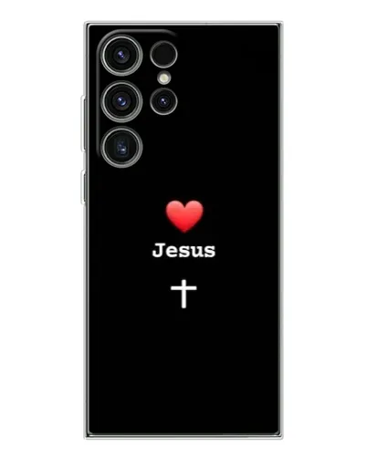 Чехол для Samsung Galaxy S25 Ultra с картинкой «Сердце - Jesus» Чехол для Samsung Galaxy S25 Ultra с картинкой «Сердце - Jesus»
