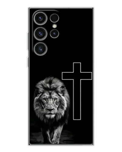 Чехол для Samsung Galaxy S25 Ultra с картинкой «Лев и Крест» Чехол для Samsung Galaxy S25 Ultra с картинкой «Лев и Крест»