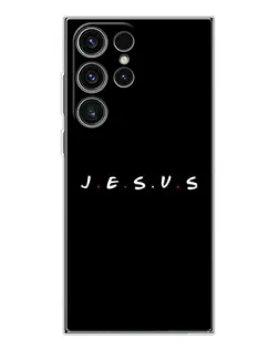 Чехол для Samsung Galaxy S25 Ultra с картинкой «Точки веры J.E.S.U.S.»