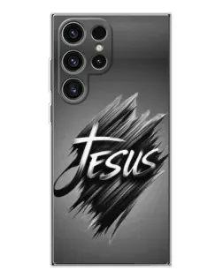 Чехол для Samsung Galaxy S25 Ultra с картинкой «Надпись Jesus Graffiti»