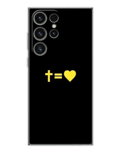Чехол для Samsung Galaxy S25 Ultra с картинкой «Сердце и Крест» Чехол для Samsung Galaxy S25 Ultra с картинкой «Сердце и Крест»