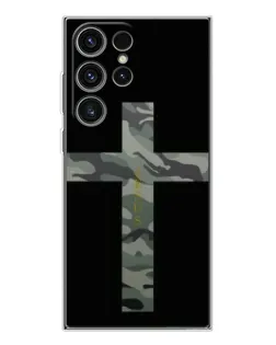 Чехол для Samsung Galaxy S25 Ultra с картинкой «Милитари Крест»