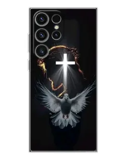 Чехол для Samsung Galaxy S25 Ultra с картинкой «Голубь и Свет»