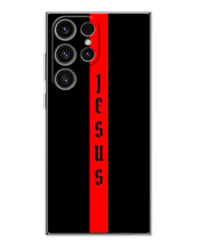 Чехол для Samsung Galaxy S25 Ultra с картинкой «Красная линия веры» Чехол для Samsung Galaxy S25 Ultra с картинкой «Красная линия веры»