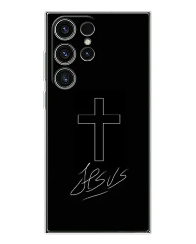 Чохол для Samsung Galaxy S25 Ultra з картинкою «Графічний хрест Jesus» Чохол для Samsung Galaxy S25 Ultra з картинкою «Графічний хрест Jesus»