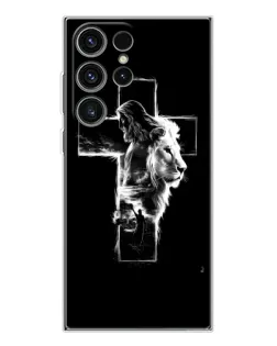 Чохол для Samsung Galaxy S25 Ultra з картинкою «Сяючий хрест Jesus»