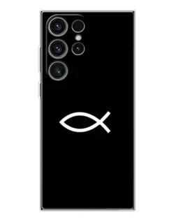 Чохол для Samsung Galaxy S25 Ultra з картинкою «Символ риби Jesus»