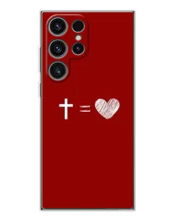 Чохол для Samsung Galaxy S25 Ultra з картинкою «Рівняння любові»