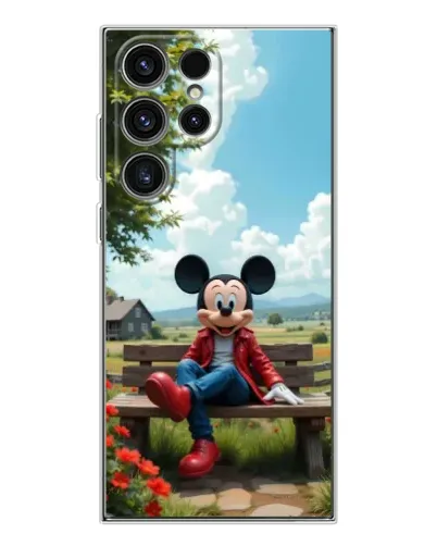 Чехол для Samsung Galaxy S25 Ultra с картинкой «Микки на скамейке» Чехол для Samsung Galaxy S25 Ultra с картинкой «Микки на скамейке»
