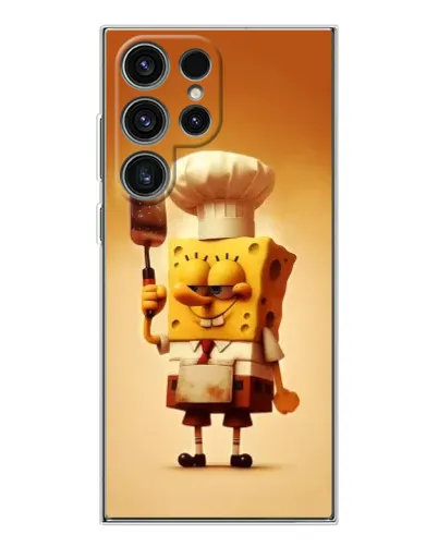 Чехол для Samsung Galaxy S25 Ultra с картинкой «Губка Боб повар»