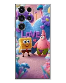 Чехол для Samsung Galaxy S25 Ultra с картинкой «Губка Боб Патрик»