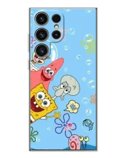 Чехол для Samsung Galaxy S25 Ultra с картинкой «Веселые пузырьки»