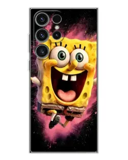 Чехол для Samsung Galaxy S25 Ultra с картинкой «Взрывной Спанч Боб»