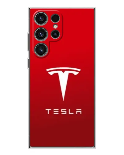 Чехол для Samsung Galaxy S25 Ultra с картинкой «Tesla Red Classic»