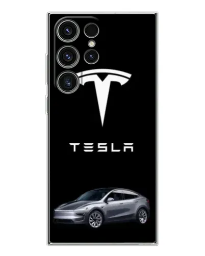 Чехол для Samsung Galaxy S25 Ultra с картинкой «Tesla Model Y»