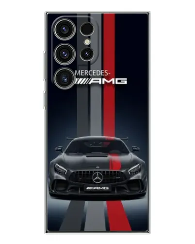 Чехол для Samsung Galaxy S25 Ultra с картинкой «Mercedes — белый карбон» Чехол для Samsung Galaxy S25 Ultra с картинкой «Mercedes — белый карбон»