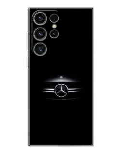 Чехол для Samsung Galaxy S25 Ultra с картинкой «Mercedes — абстрактные линии»