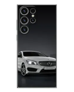 Чехол для Samsung Galaxy S25 Ultra с картинкой «Mercedes AMG GT Silver»