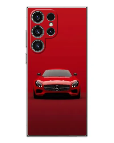 Чехол для Samsung Galaxy S25 Ultra с картинкой «Красный Mercedes AMG» Чехол для Samsung Galaxy S25 Ultra с картинкой «Красный Mercedes AMG»