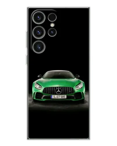Чехол для Samsung Galaxy S25 Ultra с картинкой «Mercedes — неоновый лого» Чехол для Samsung Galaxy S25 Ultra с картинкой «Mercedes — неоновый лого»